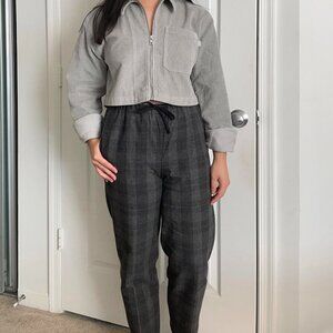 Aritzia The Group By Babaton Plaid Jimmy Pant -Size Large